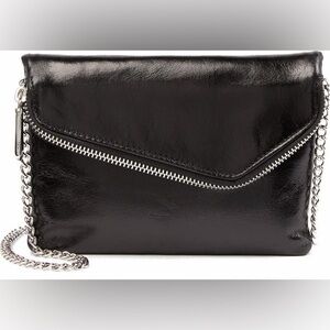 Daria Leather Crossbody Clutch